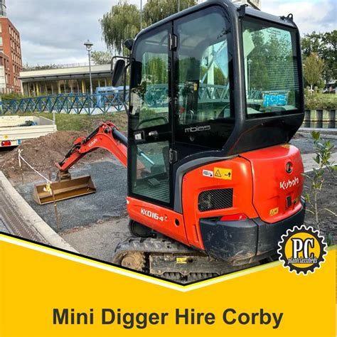 mini digger hire corby|mini digger hire cost per day.